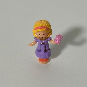 Vintage 90s Bluebird Polly Pocket Crown Palace Polly Replacement Doll (21C)
